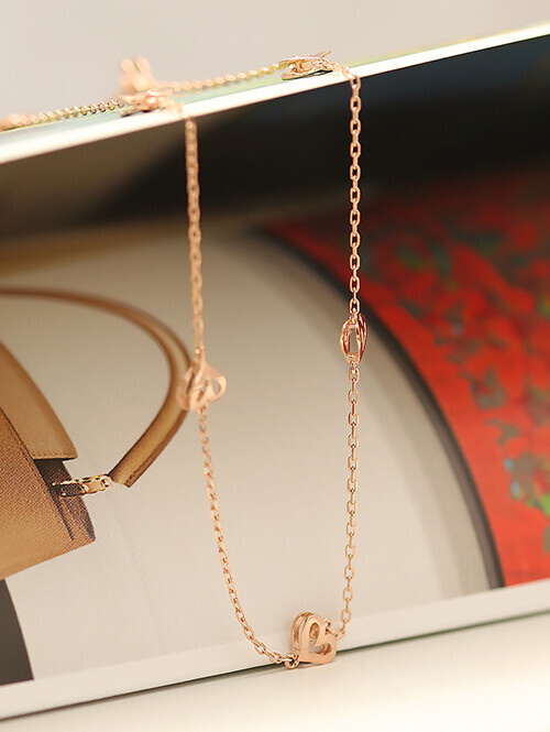 14K 18K  피타노 하트 목걸이