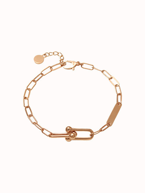 14K 18K 벤젠 U 팔찌