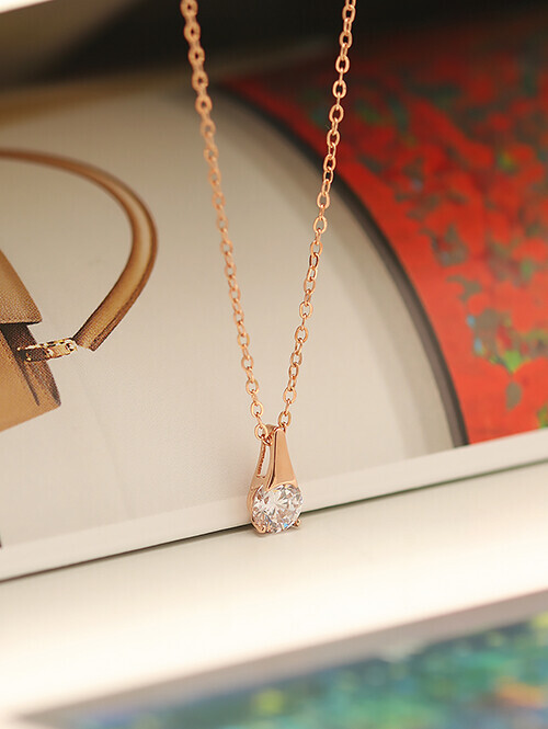 14K 18K 랑트 큐빅 목걸이