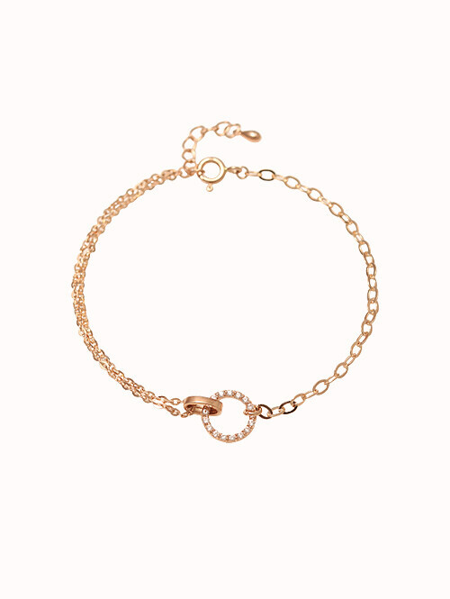 14K 18K 로엘라 써클 팔찌