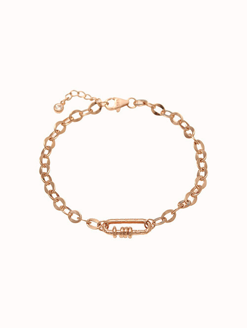 14K 18K 리가토 클립 팔찌