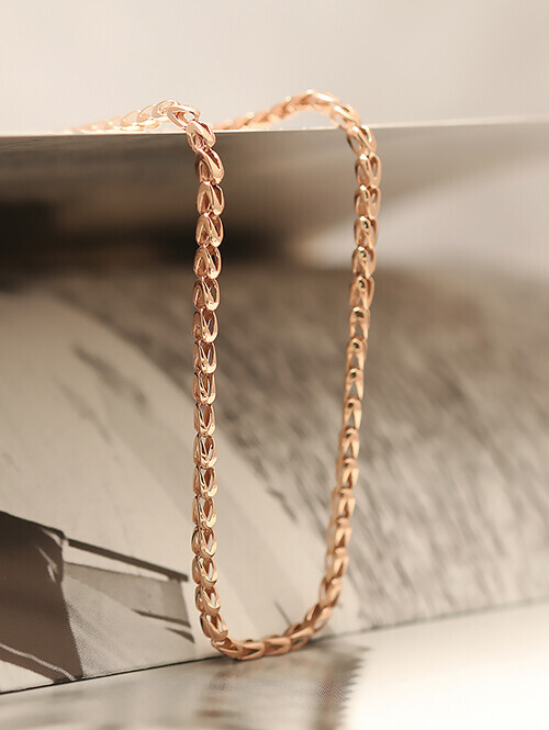 14K 18K 라네테 볼드 체인 목걸이(미니,소 사이즈)