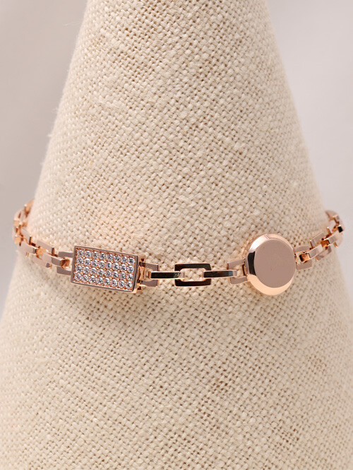 14K 18K 듀엣 사슬 팔찌