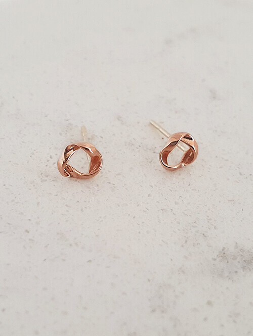 14K 미니 라인 핀귀걸이