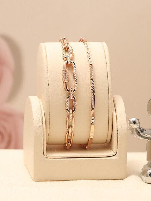 14K 18K 네지아 두줄 팔찌