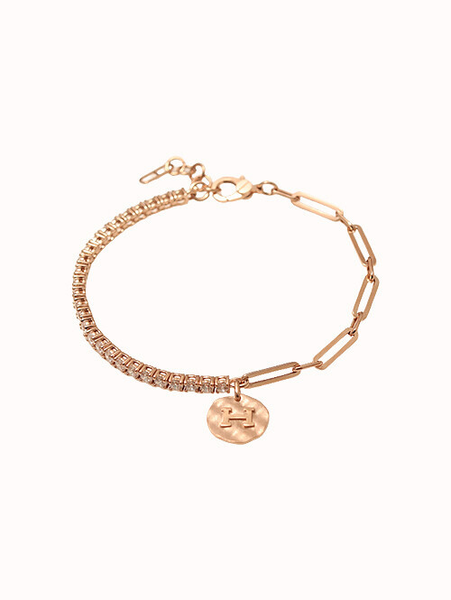 14K 18K 누스토 H 엔틱 팔찌