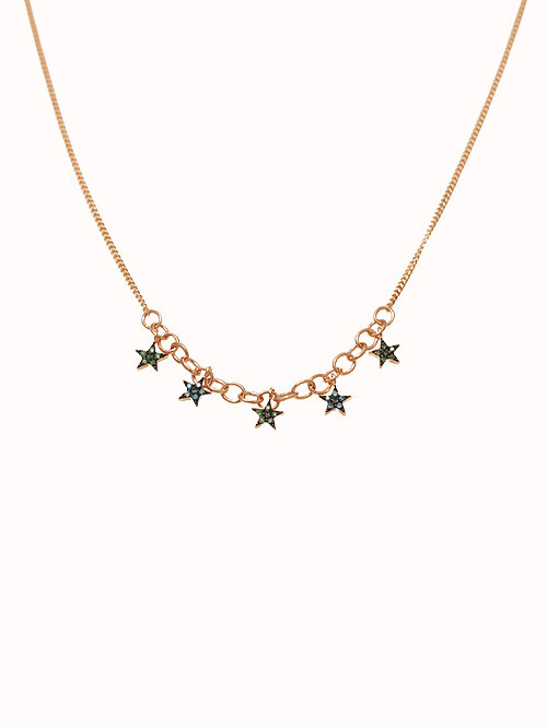 14K 18K 시에나 스타 목걸이