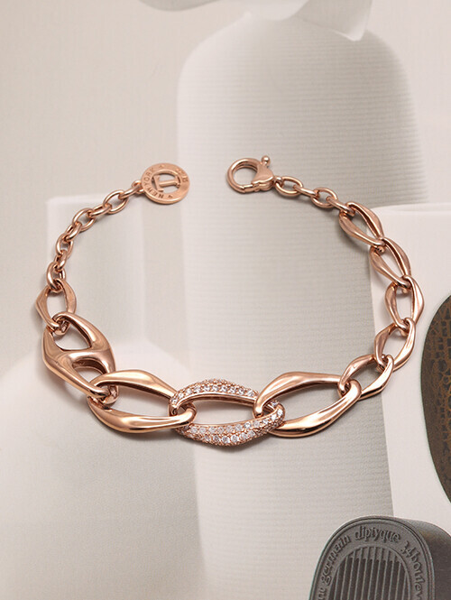 14K 18K 브니르 볼드 체인 팔찌