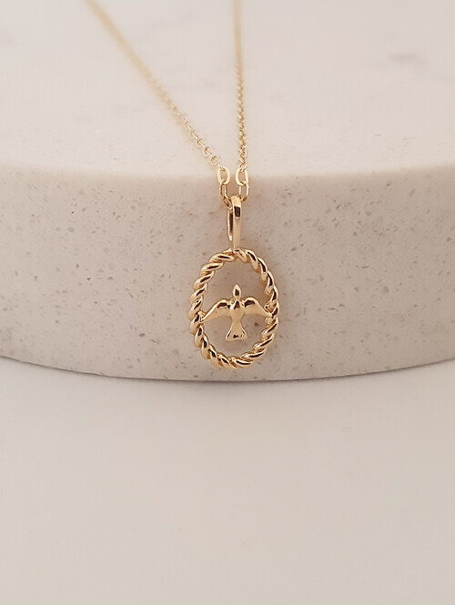 14K 써클 버드 펜던트(체인별도상품)