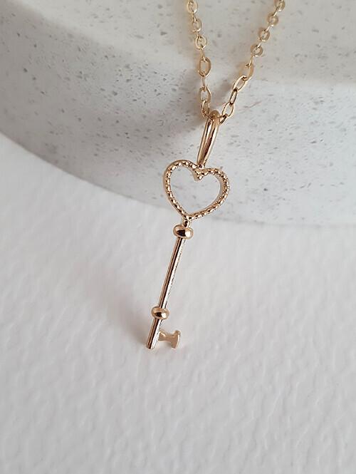 14K 파라데이 열쇠 펜던트