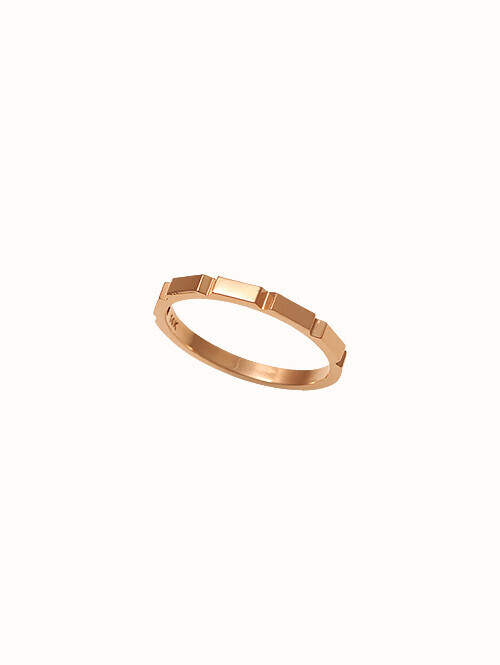 14K 18K 랜쉬 컷팅 반지