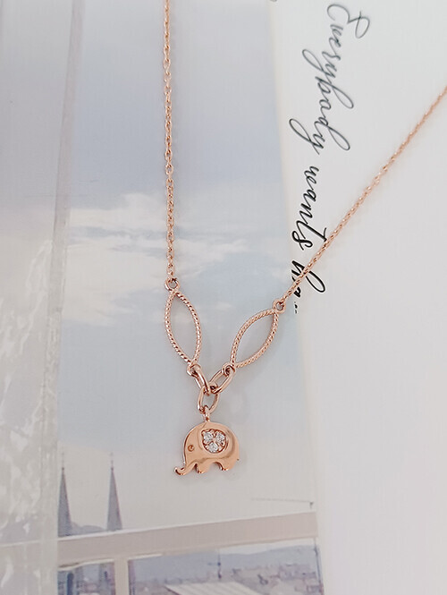 14K 18K 마티야 코끼리 발찌