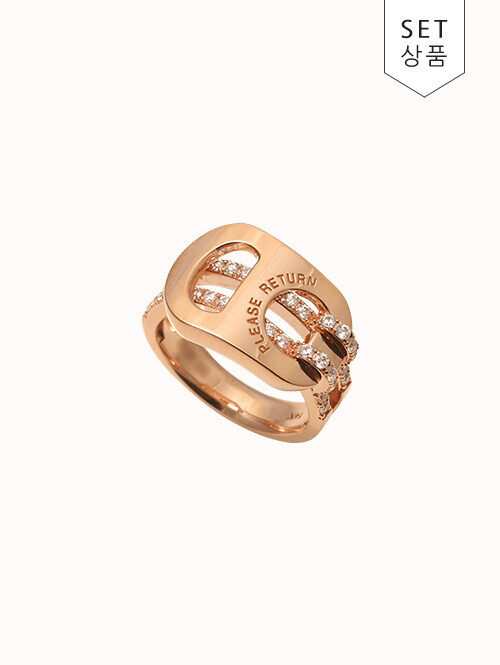 14K 18K 리턴 캔리드 반지