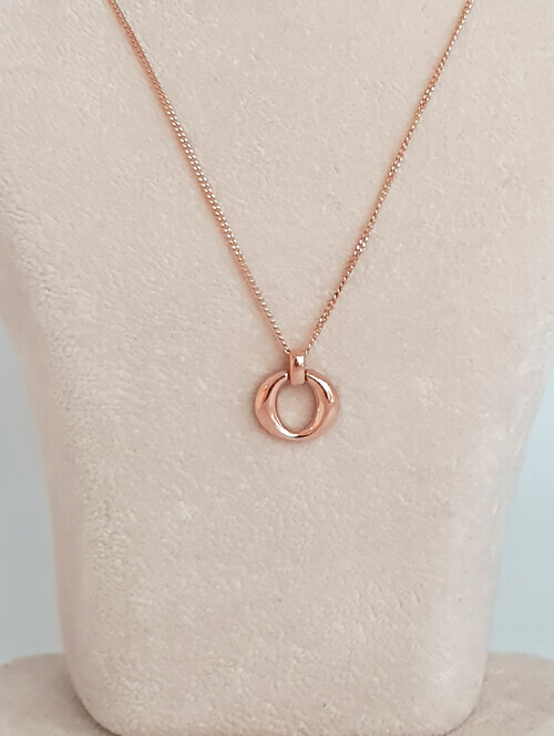 14K 볼륨 써클 목걸이