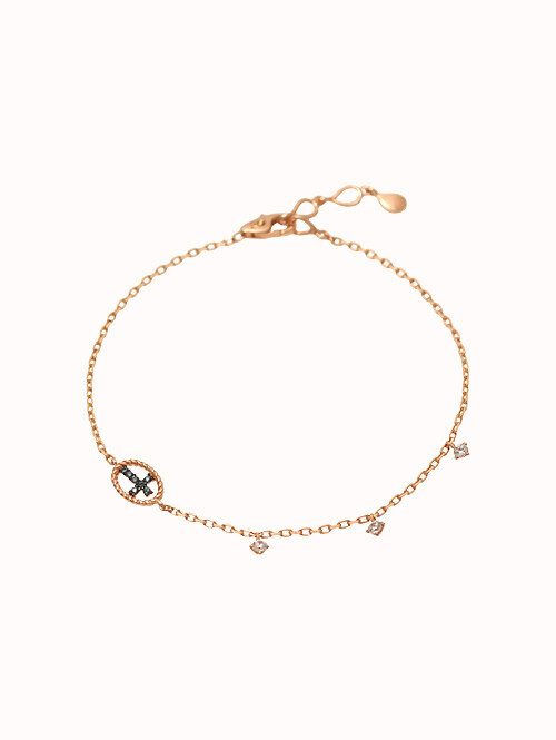 14K 18K 둘라스 십자가 팔찌