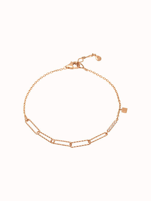 14K 18K 벤노 컷팅 체인 팔찌