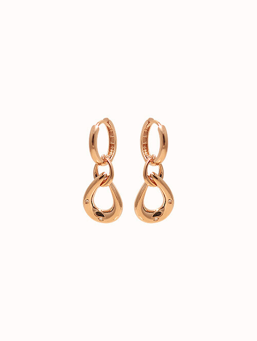 14K 18K 타루스 볼드 체인 귀걸이