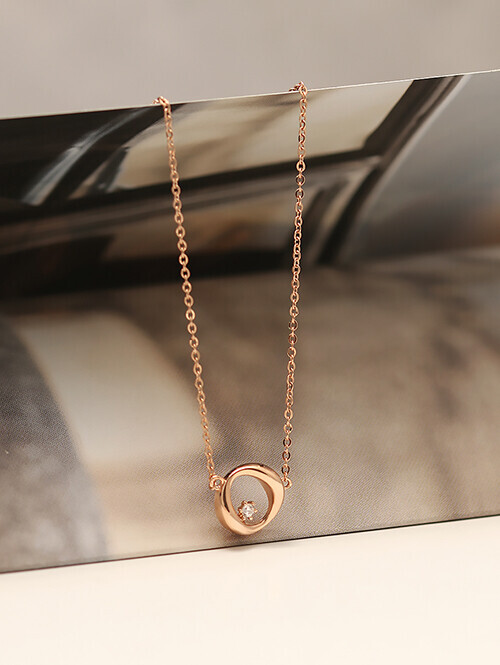 14K 18K 애틴 써클 목걸이