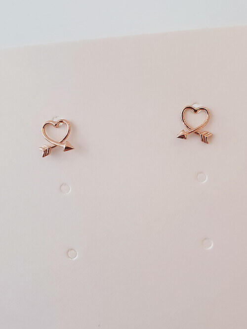 14K 사랑의 큐피트 핀귀걸이