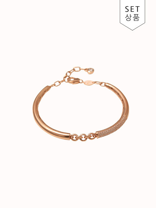 14K 18K 가누트 라운드 팔찌