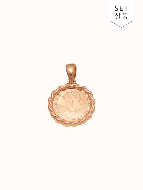 14K 18K 엘리슨 코인 펜던트 (체인별도상품)