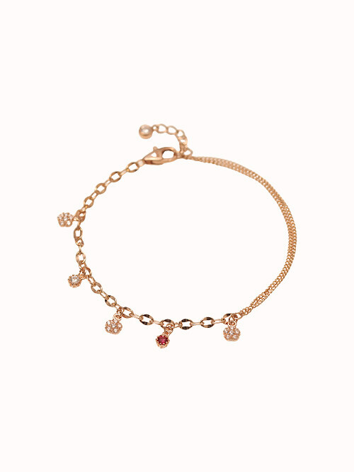 14K 18K 아르넨 포인트 팔찌