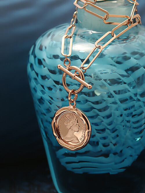 14K 18K 프리윙클 코인 목걸이 (소사이즈)