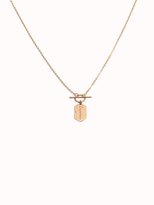 14K 18K  카르페디엠 레터링 목걸이