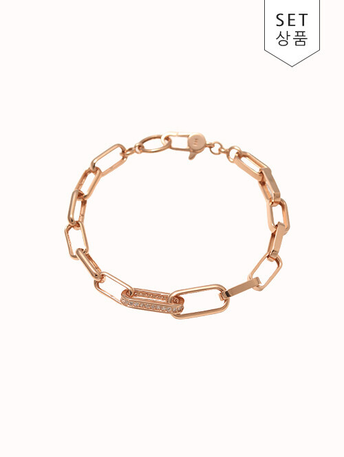 14K 18K 제이토 클립체인 팔찌