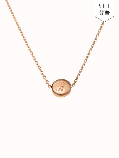 14K 18K 버피 각인 목걸이