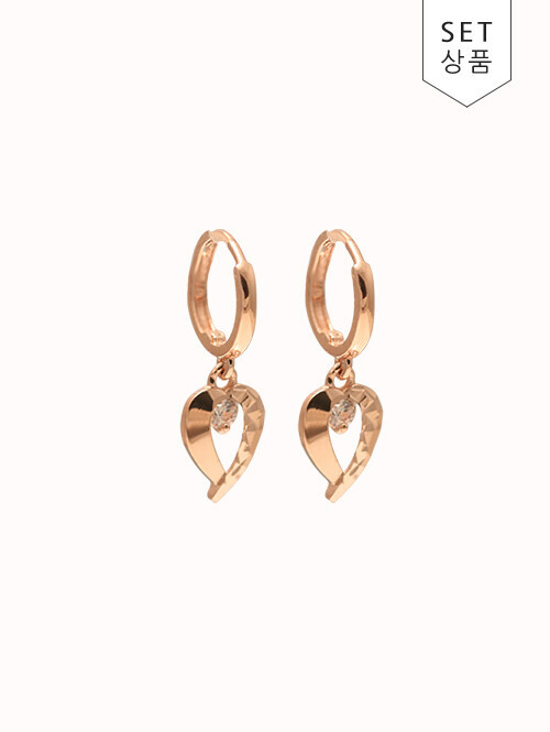 14K 18K 나티엔 리프 귀걸이