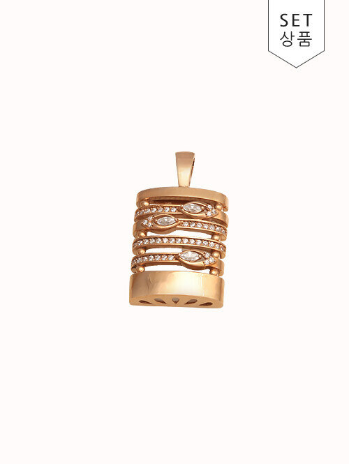 14K 18K 아네스틴 리프 펜던트 (체인별도상품)