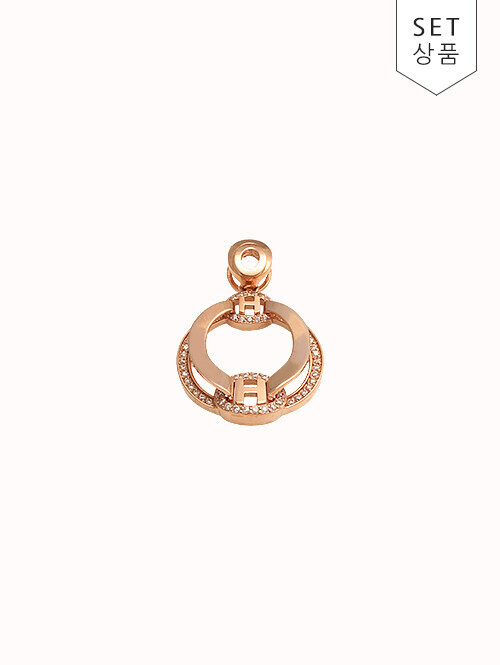 14K 18K 오슬로 H 써클 펜던트 (체인별도상품)