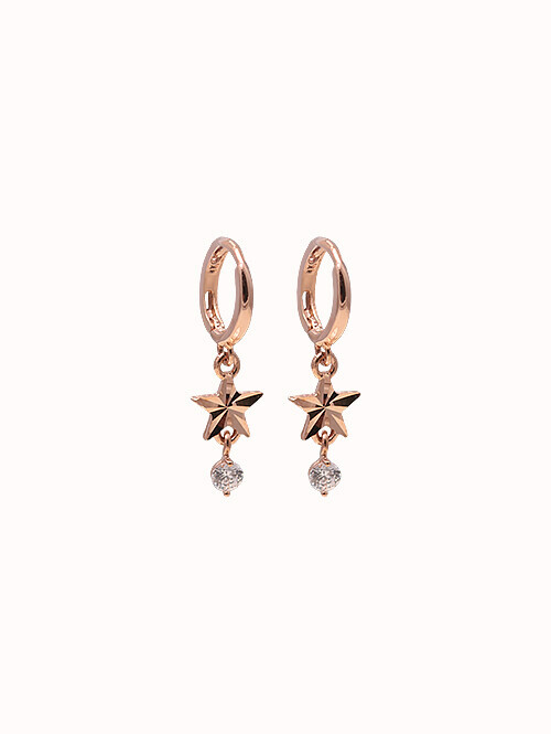 14K 18K 벨리트 스타 귀걸이