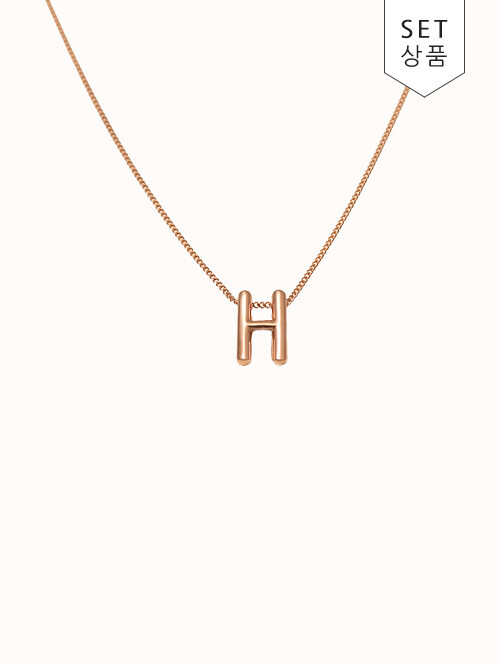 14K 18K H 목걸이