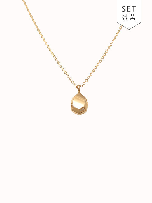 14K 18K 하텐 스톤 목걸이