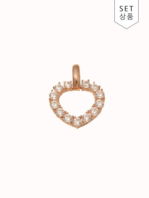 14K 18K 캔디 하트 펜던트 (체인별도상품)