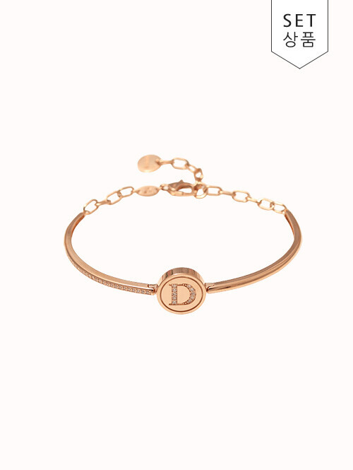 14K 18K 베덴 이니셜D 써클 팔찌