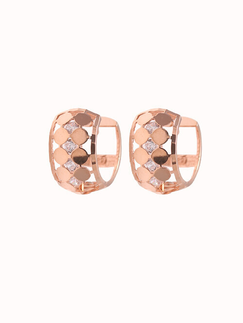 14K 18K 센티넬 써클 볼드 귀걸이