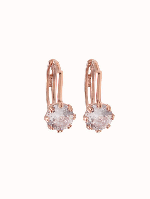 14K 18K 헤토나 큐빅 귀걸이