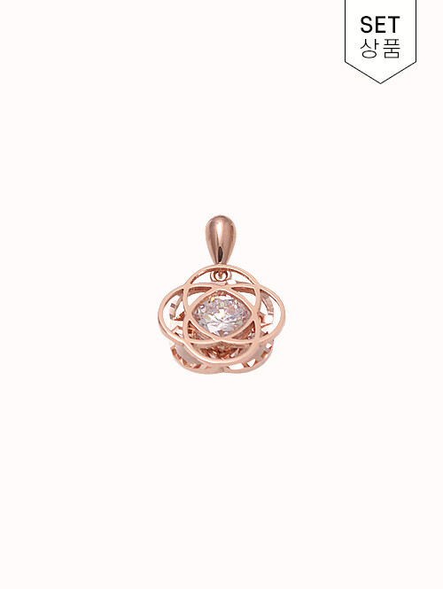 14K 18K 다네드 로즈 펜던트 (체인별도상품)