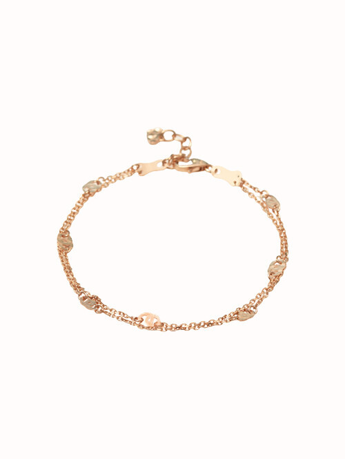 14K 18K 누엔보 투링 두줄 팔찌