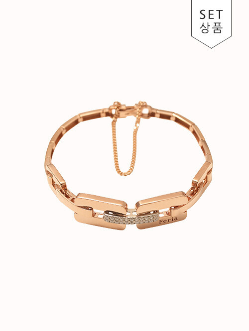 14K 18K 블레마 스퀘어 팔찌