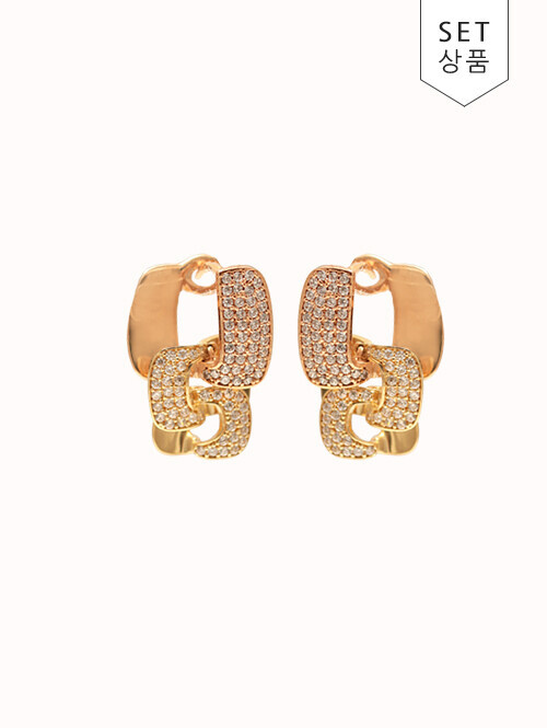 14K 18K 블레인 라운드 귀걸이