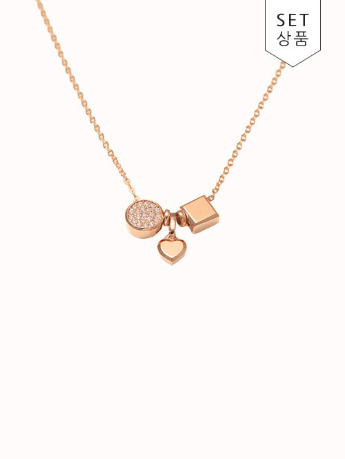 14K 18K 세레마 도형 목걸이