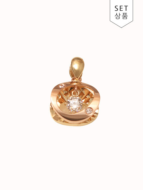 14K 18K 그레디 써클 펜던트 (체인별도상품)