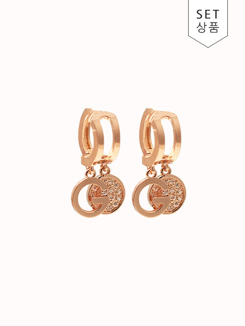 14K 18K 아루니 G 써클 귀걸이