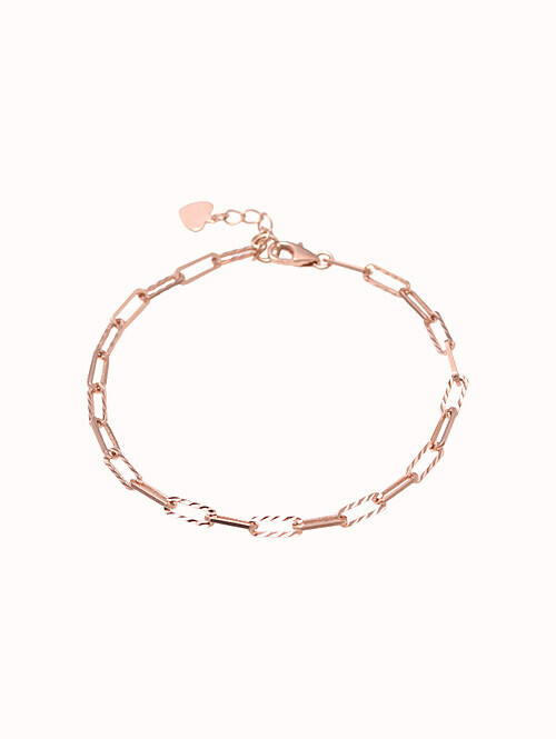 14K 18K 티마리 클립 체인 팔찌