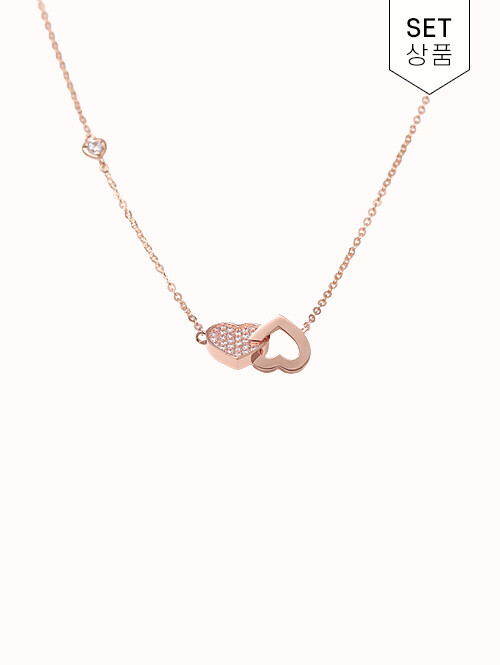 14K 18K 로베네트 하트 목걸이