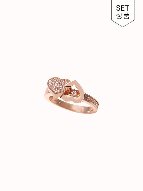 14K 18K 로베네트 하트 반지